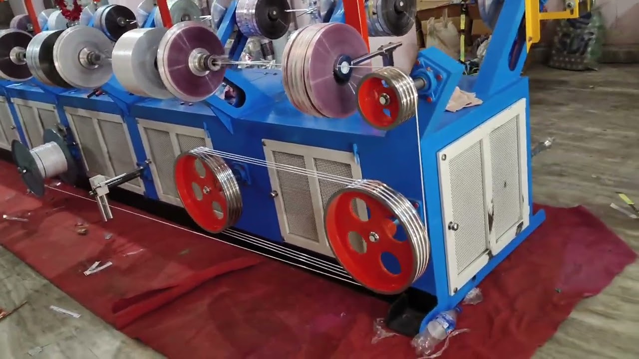Poly elmoniyam wire machin delhi india mb 9350867471