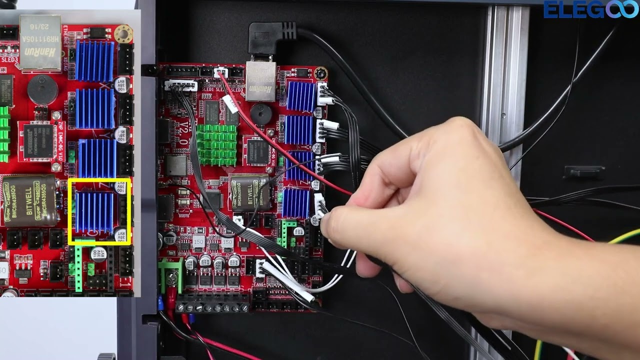 ELEGOO Neptune 4 Plus & Max: How to replace the printhead cable?