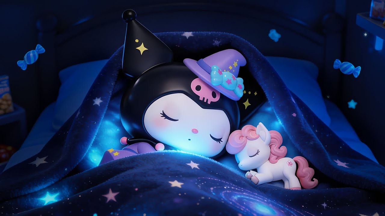 Sleepy Kuromi Sleep Music 🌙 Cozy Night Sounds for Deep Sleep