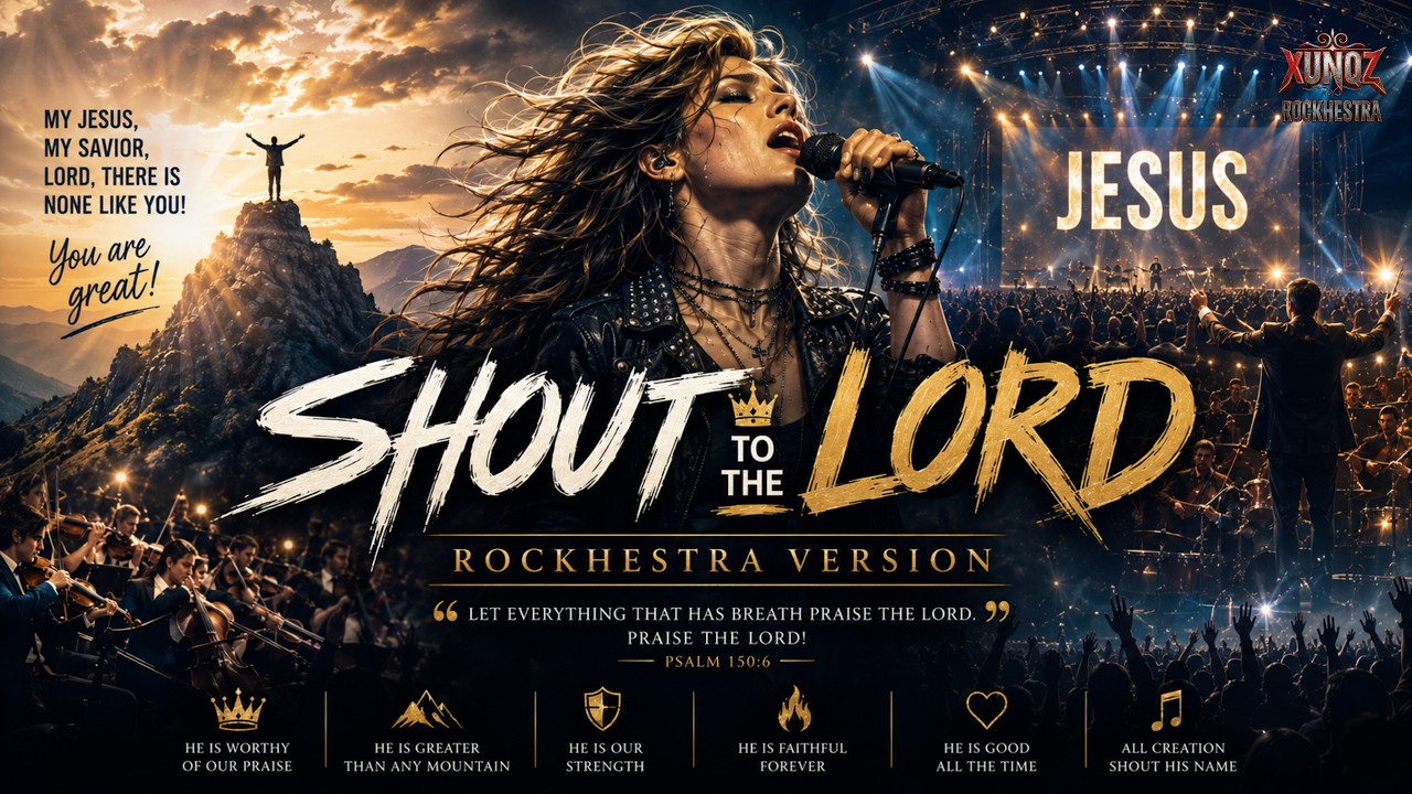 SHOUT TO THE LORD - Rockhestra Version🎻 | 🎸Metal Symphony