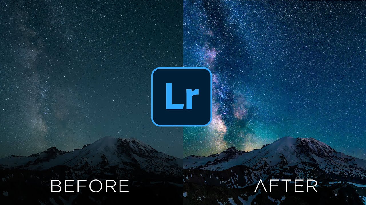 Как редактировать астрофотографии и фотографии Млечного Пути | Adobe Lightroom
