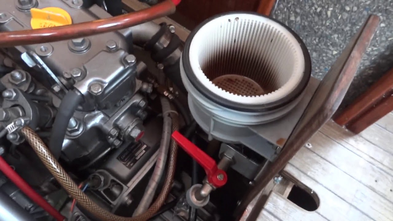Einwintern Yanmar 2GM Dieselmotor