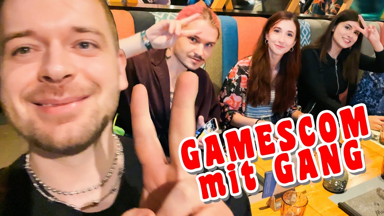 Ich war mit der Gang auf der Gamescom (Vlesk, Mahluna, Baso, Timit, Mango)