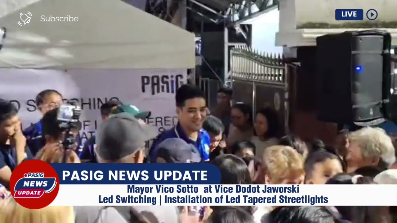 🔵 GRABE PINAGKAGULUHAN SI MAYOR VICO SOTTO | LED Switching Installation of LED TAPERED STREETLIGHTS