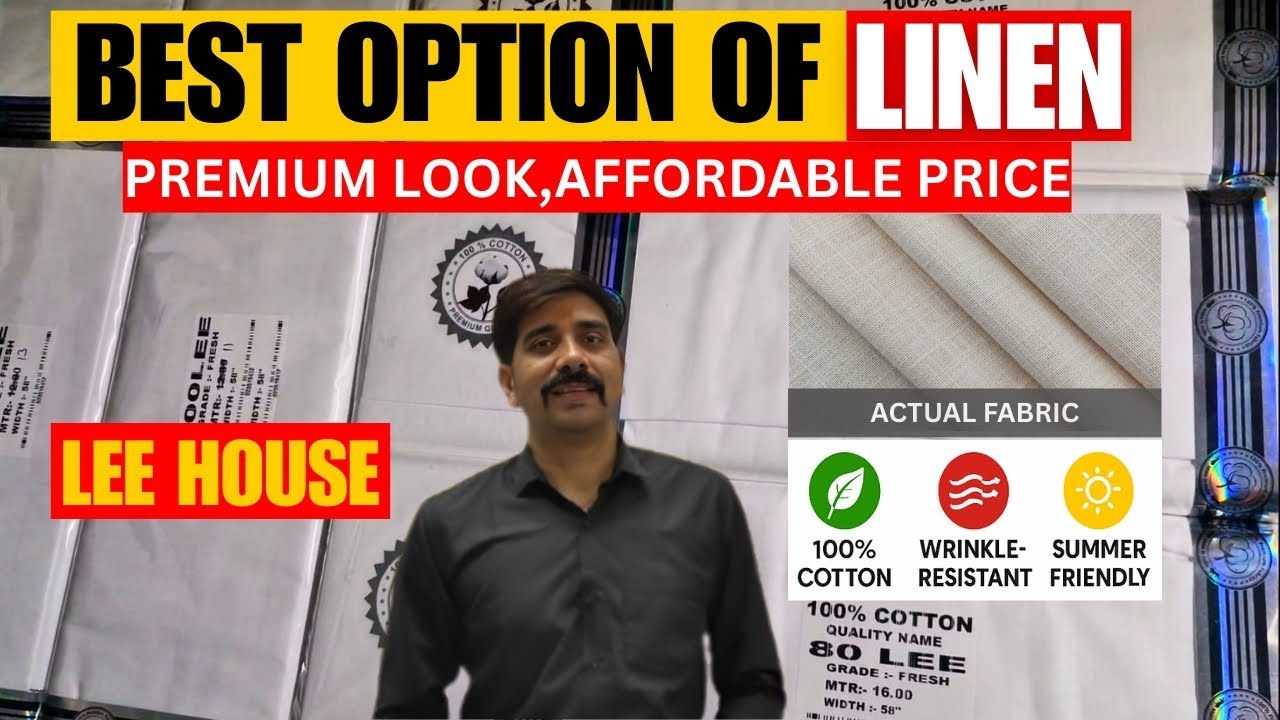 Best option of Linen fabric | Lee House | Ayushman Surat Textile