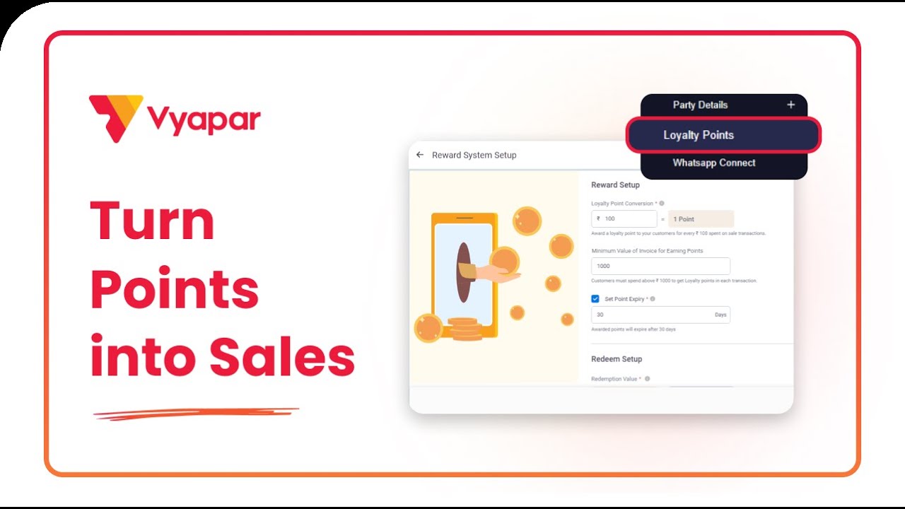 How to use Loyalty Points | Now reward your customers on each purchase I Desktop I VyaparApp