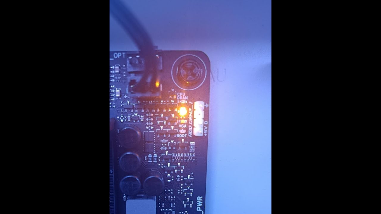 Orange LED auf Mainboard (Asus Rog Strix b650e-f gaming wifi ) | Kein Bild | Bios Flashen via USB