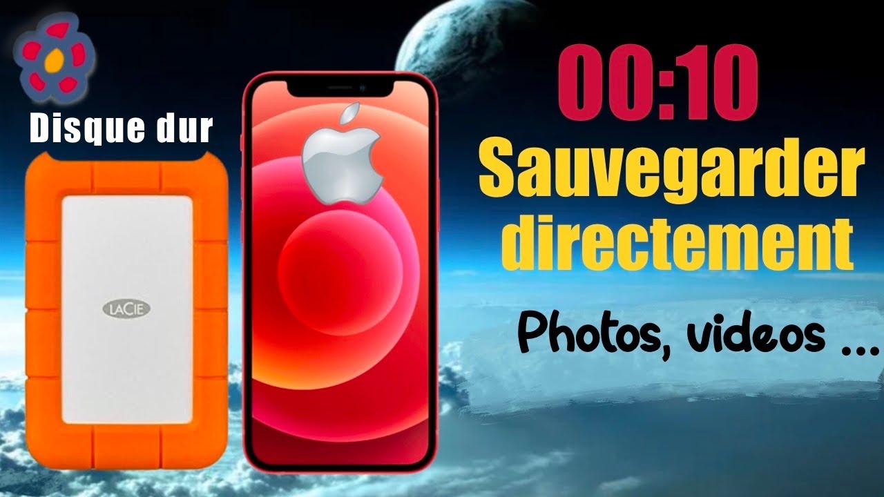 Sauvegarder Iphone directement vers un Disque Dur Externe
