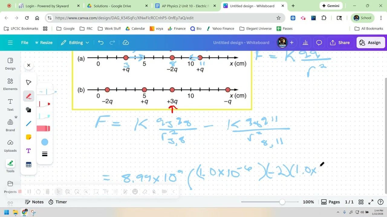 18.3 Charges in Static Equilibrium Problem 14