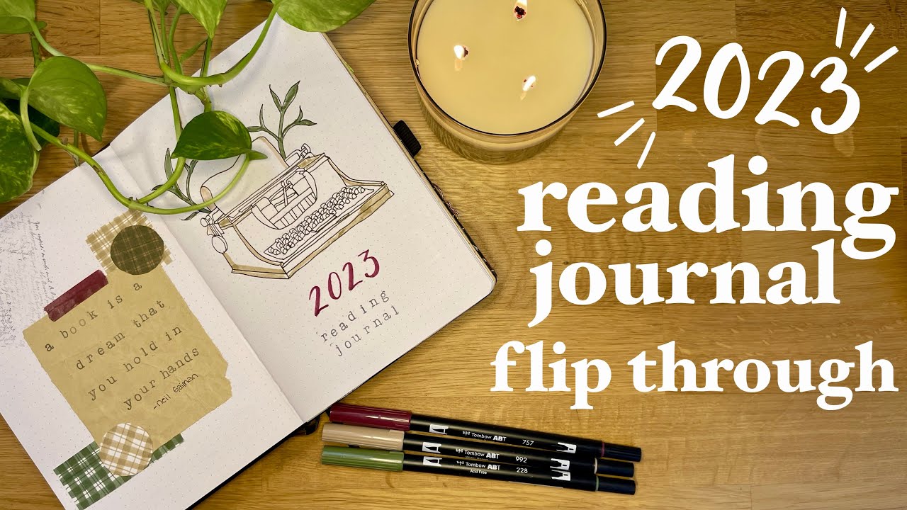 2023 Reading Journal Flip Through