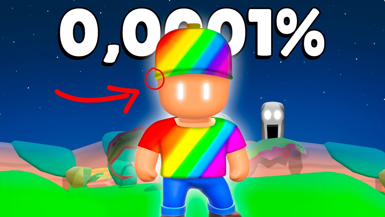 Eu peguei skins MAIS RARAS do Stumble Guys em 24 horas…
