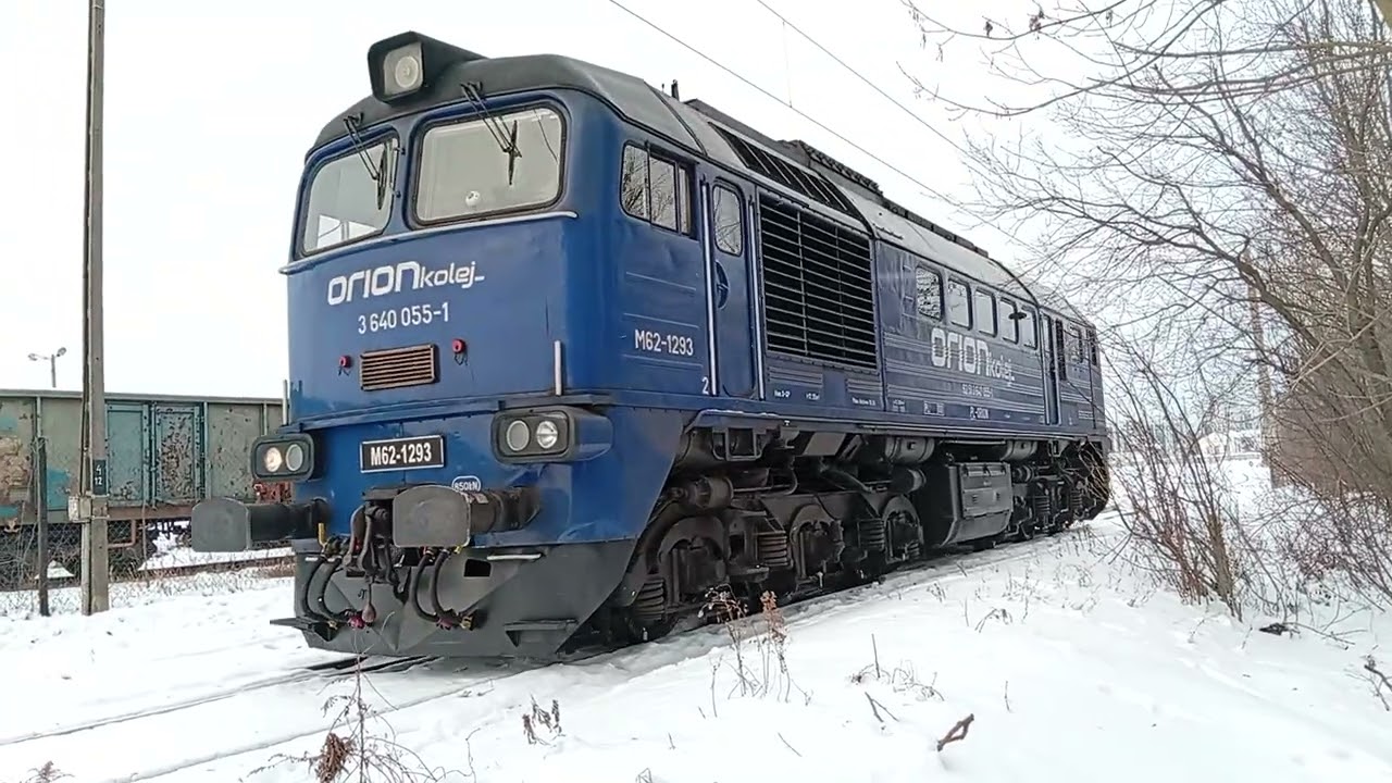 M62-1293 OrionKolej zjeżdża na lokomotywownie PKP Cargo rp1 (puzon)