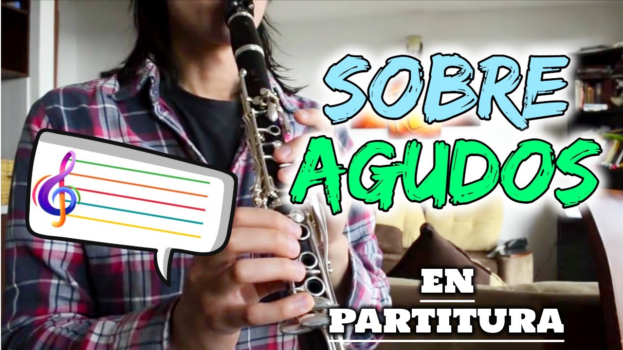 Clarinete | SOBREAGUDOS en la  PARTITURA | #Clarinete #SobreAgudos