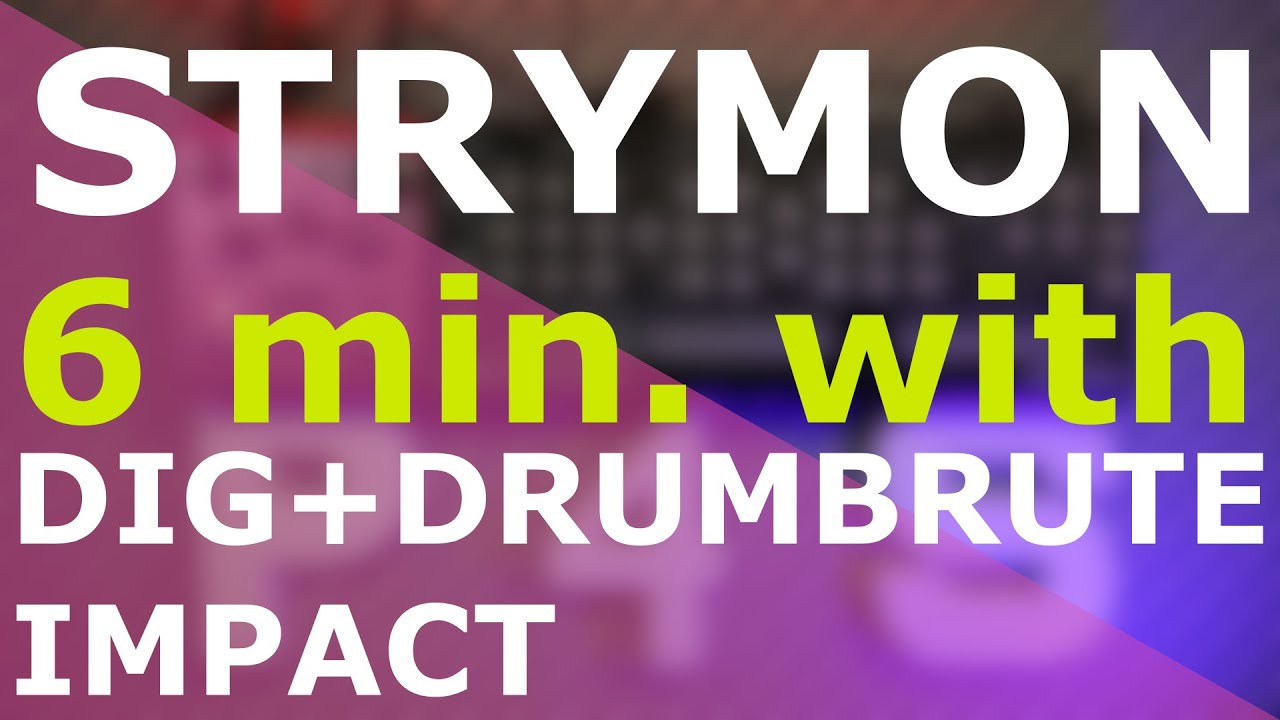 p4s - 6 minutes with Strymon DIG Dual Digital Delay on an Arturia DrumBrute Impact's snares.