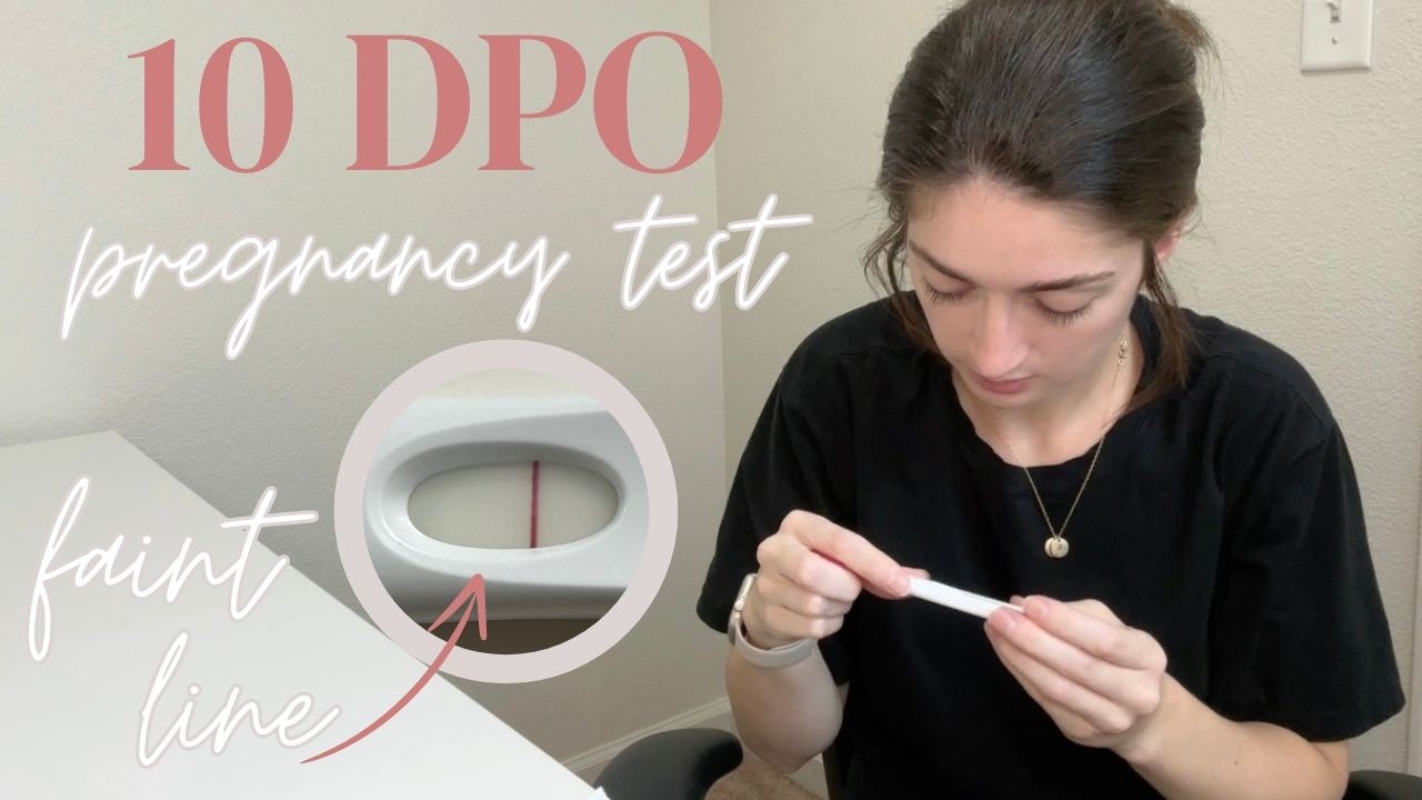 10 DPO Early Pregnancy Test | First Response Faint Line? | 2024 #infertility