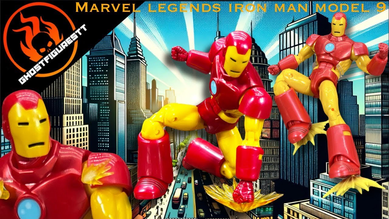 Marvel Legends Iron Man | Model 09 | Retro Card | Action Figure Review