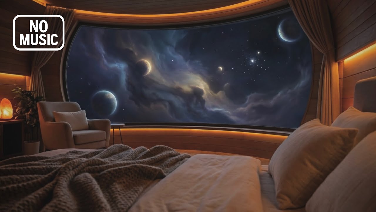 Falling Asleep While Drifting Through Space 🌌 | 8 Hours Calm Space Ambience (No Music)