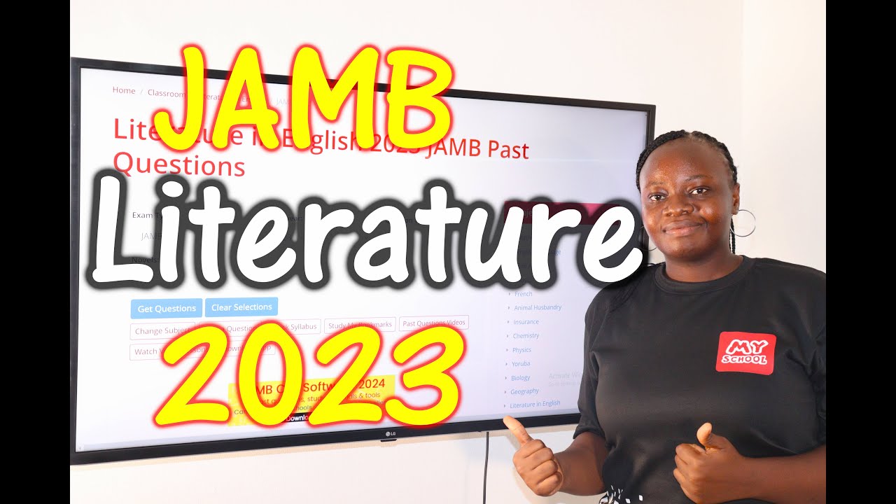 JAMB CBT Literature in English 2023 Past Questions 1 - 20