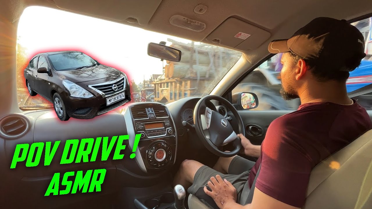 POV Drive In A Nissan Sunny XL Diesel 1.5 | Car ASMR 😍