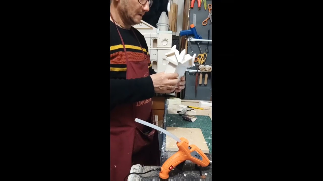 #dinoventurapresepiartigianali  : tutorial Realizzazione Santuario in polistirene prima parte 1/2