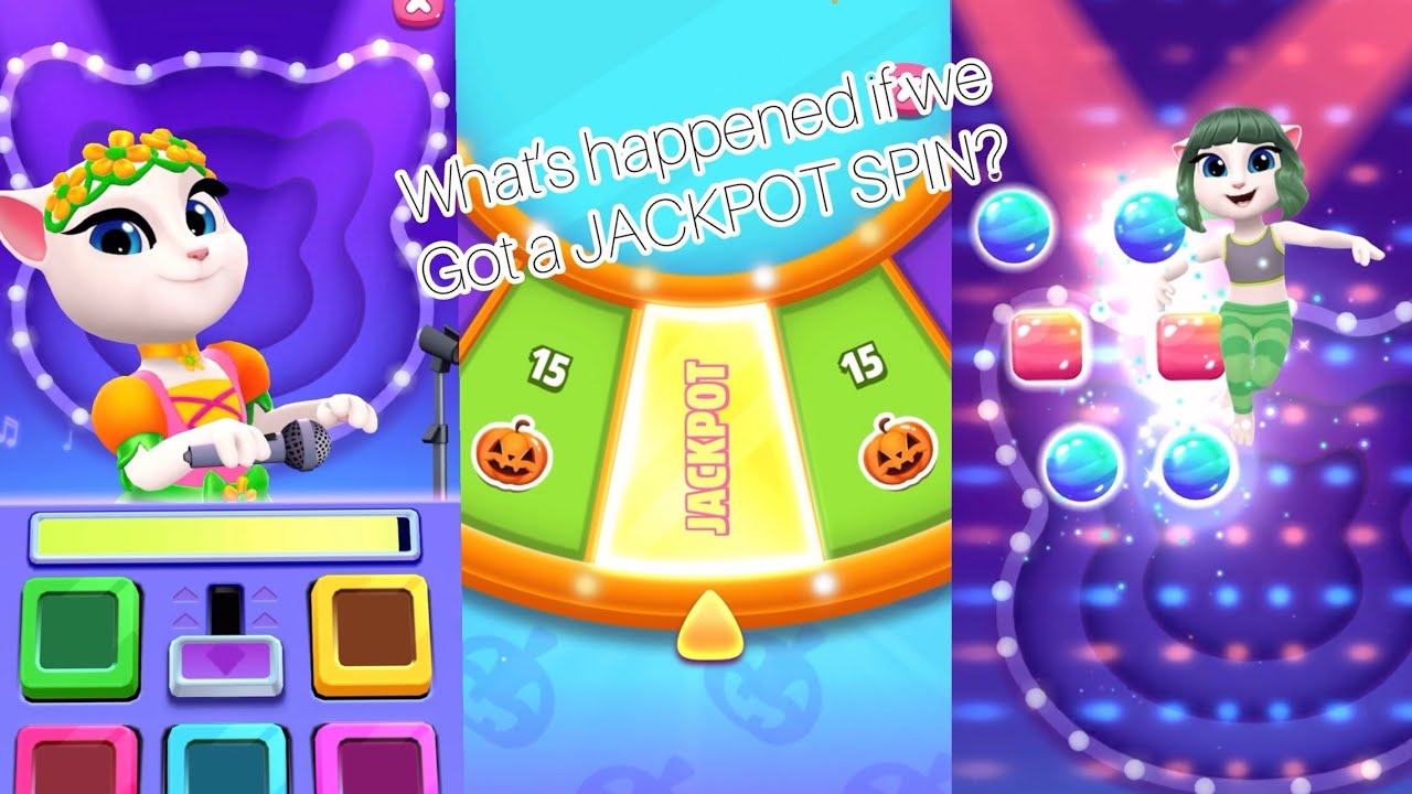 Talent Stage and Got Jackpot spin? - Talking Tom 2