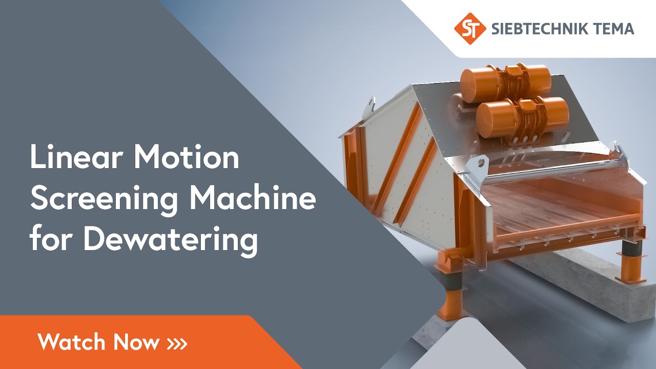 Linear Motion Screening Machine for Dewatering