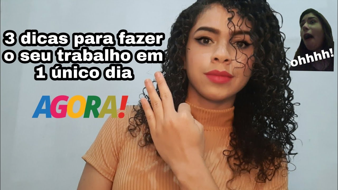 3 Dicas para fazer o seu trabalho acadêmico em 1 dia!