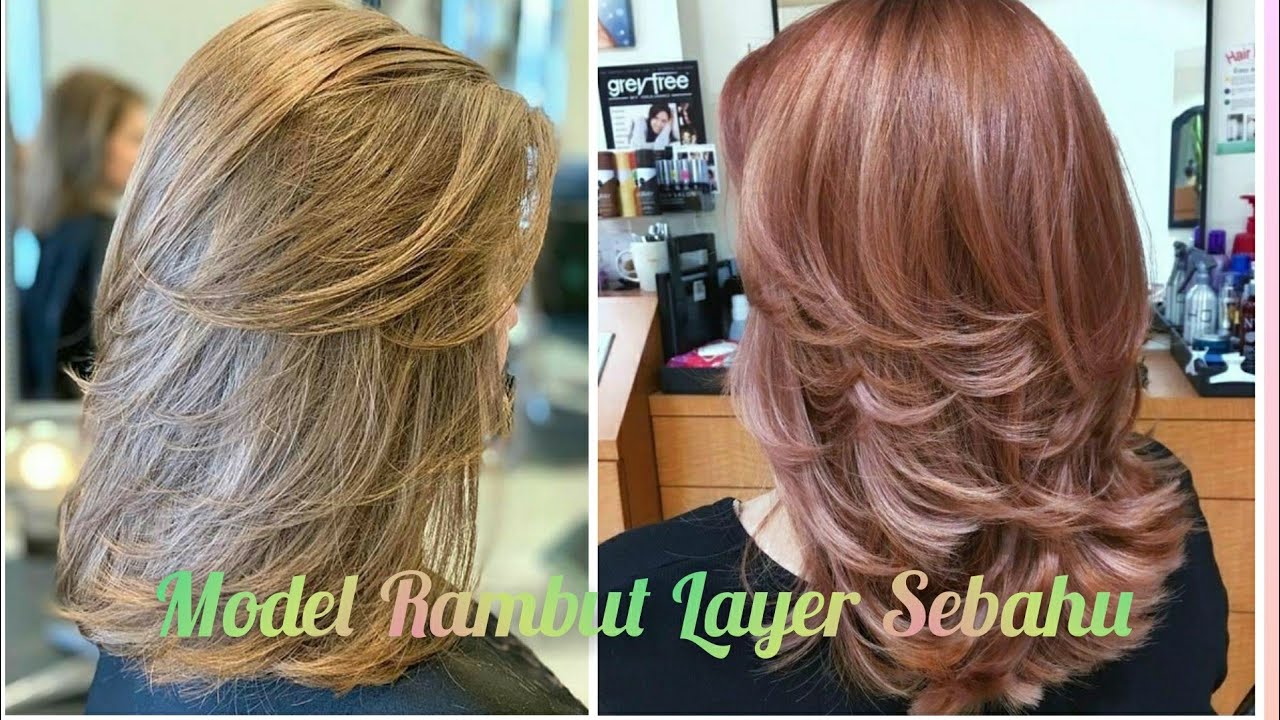 INSPIRASI HOT 25 MODEL RAMBUT LAYER SEBAHU