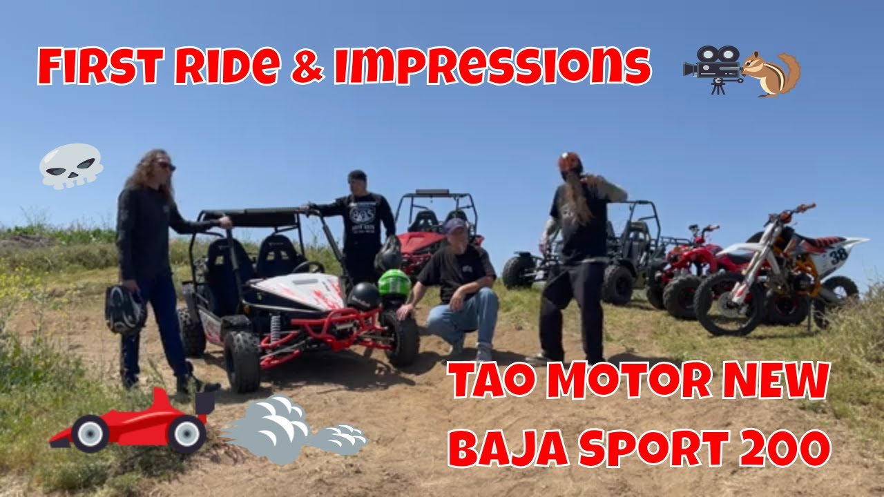 Get An Exclusive First Look At The All-new Tao Motor 2023 Baja 200 Sport #TaoMotor #TaoMotorFamily