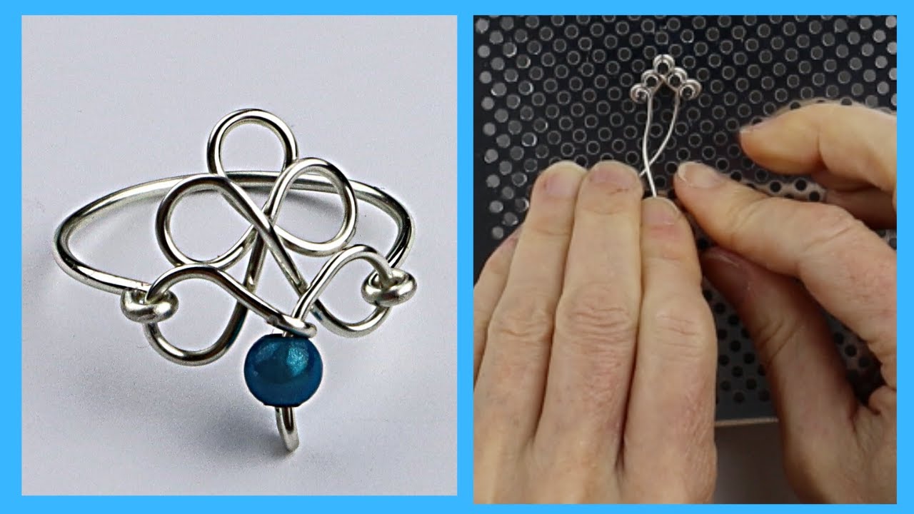 Celtic Knot Ring Made with Artistic Wire Deluxe Jig Kit
