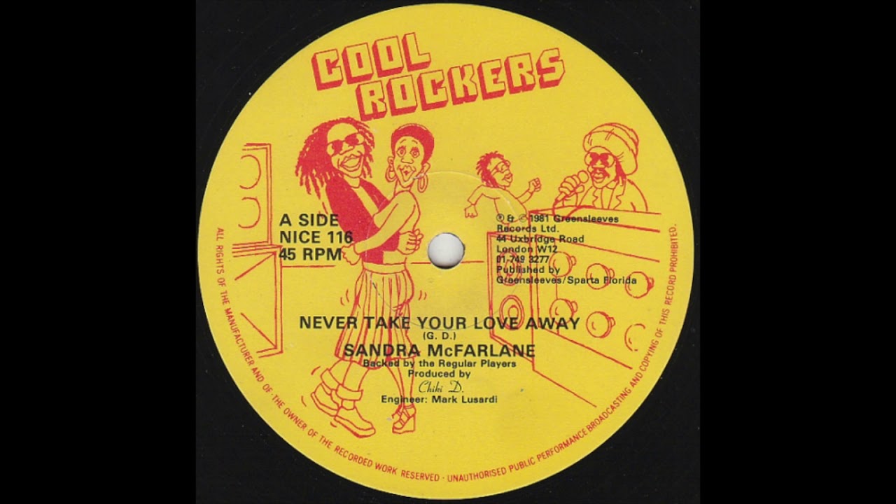 Sandra McFarlane ‎– Never Take Your Love Away