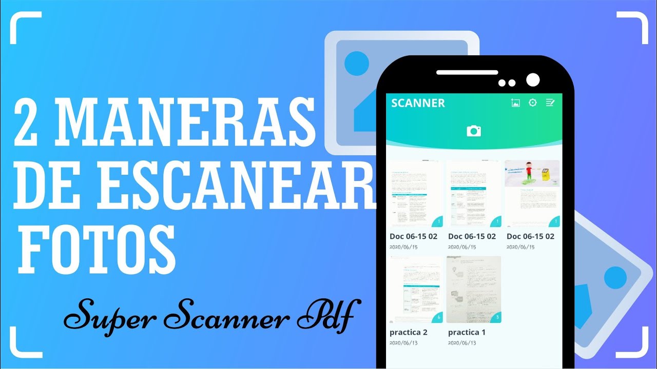 Escanear documentos con celular android gratis