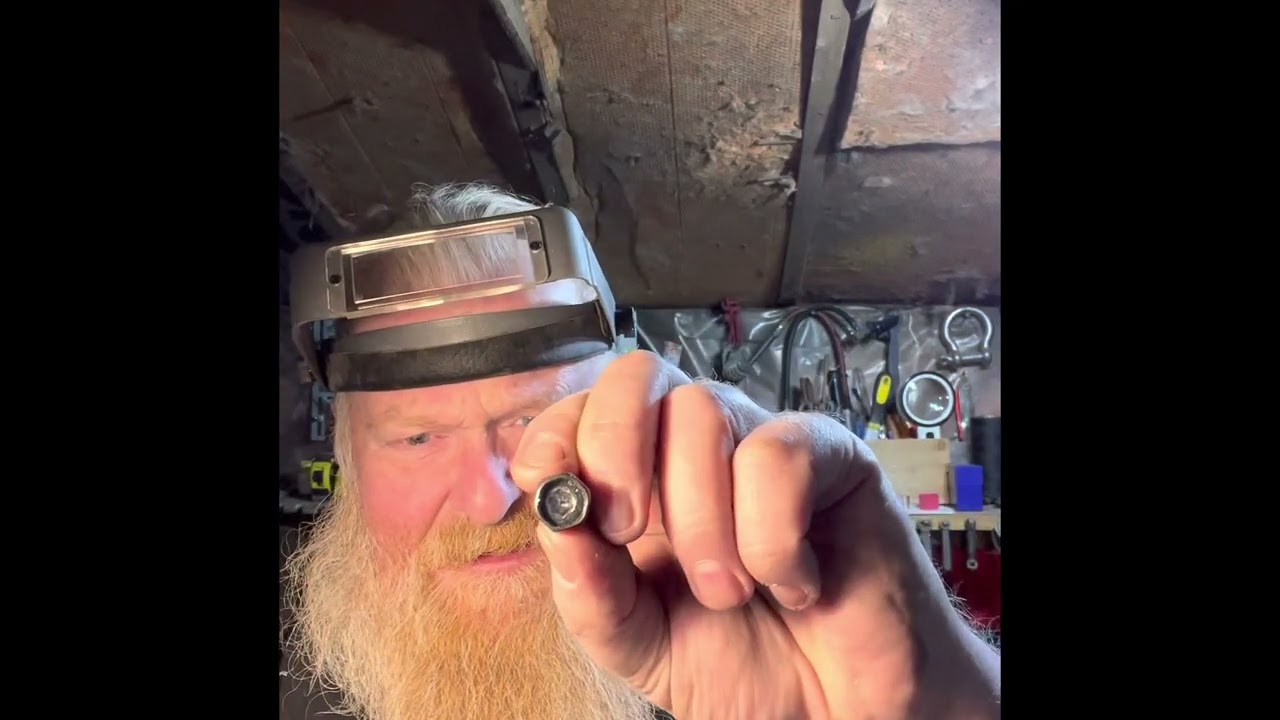 Using a rotary broach to make an Allen stud