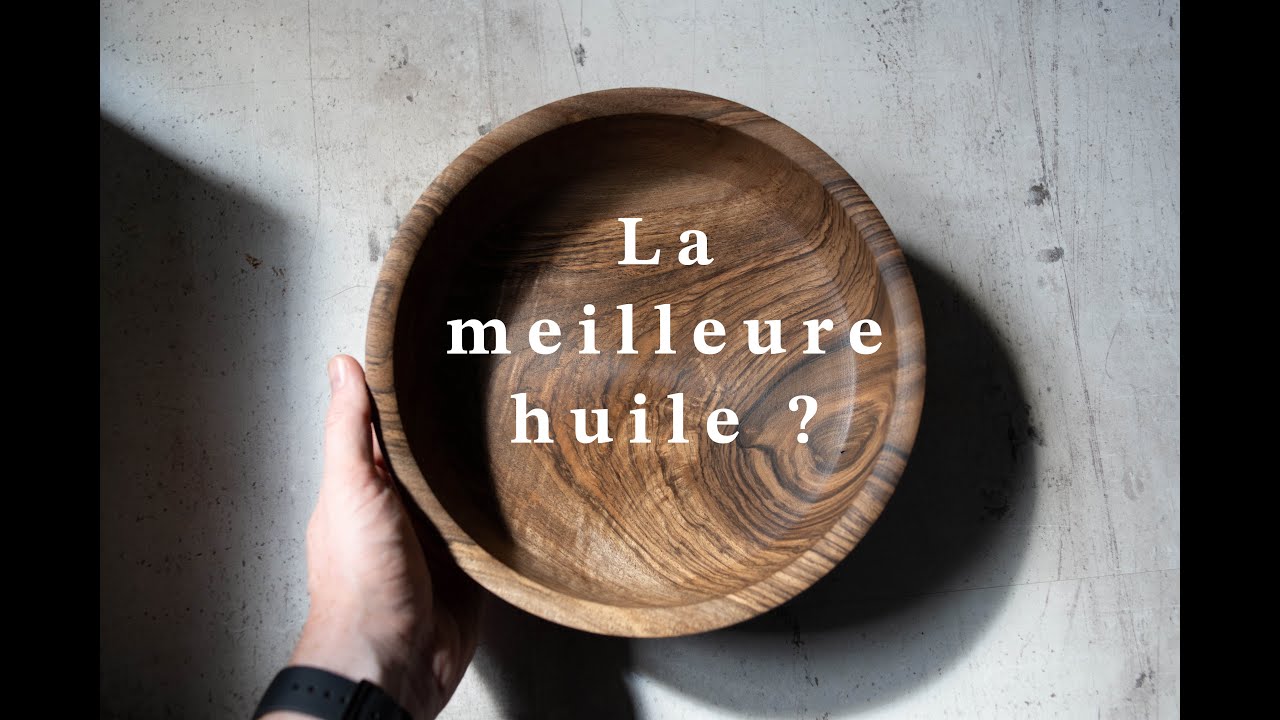 Tournage sur bois : L'huile qui fait tout