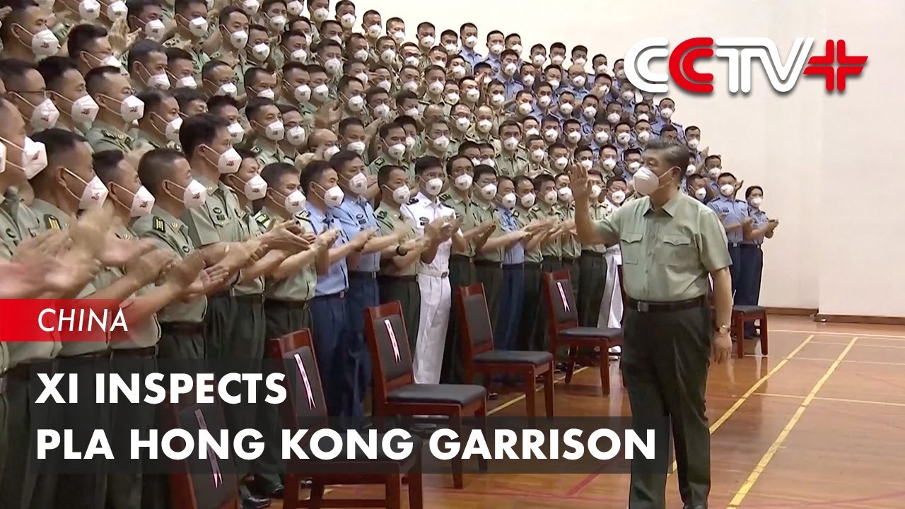 Xi Inspects PLA Hong Kong Garrison