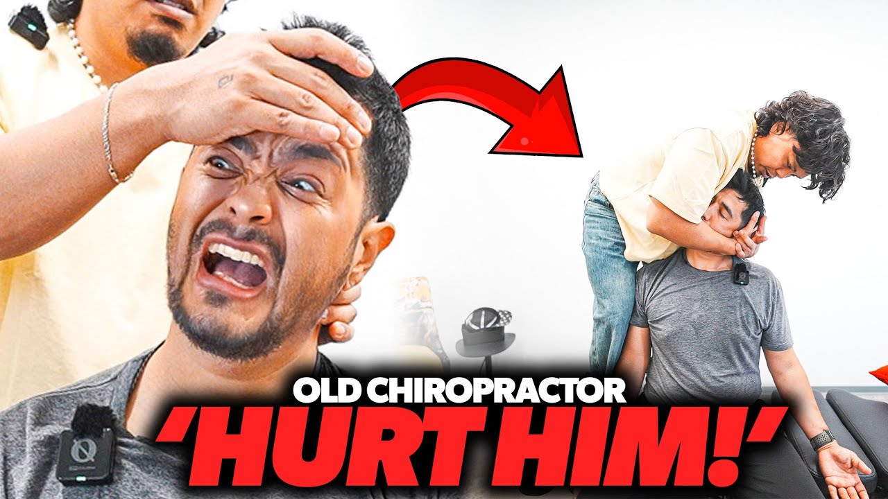 OLD CHIROPRACTOR ALMOST *BROKE* HIS NECK‼️😭 | Asmr neck & Back Pain Relief | Dr Tubio