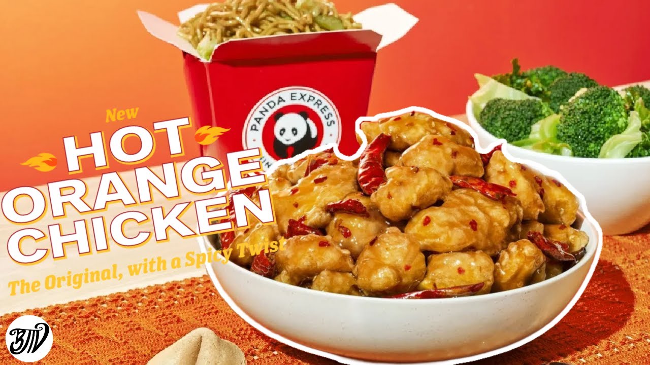 NEW Limited Time ONLY Hot Orange Chicken at Panda Express