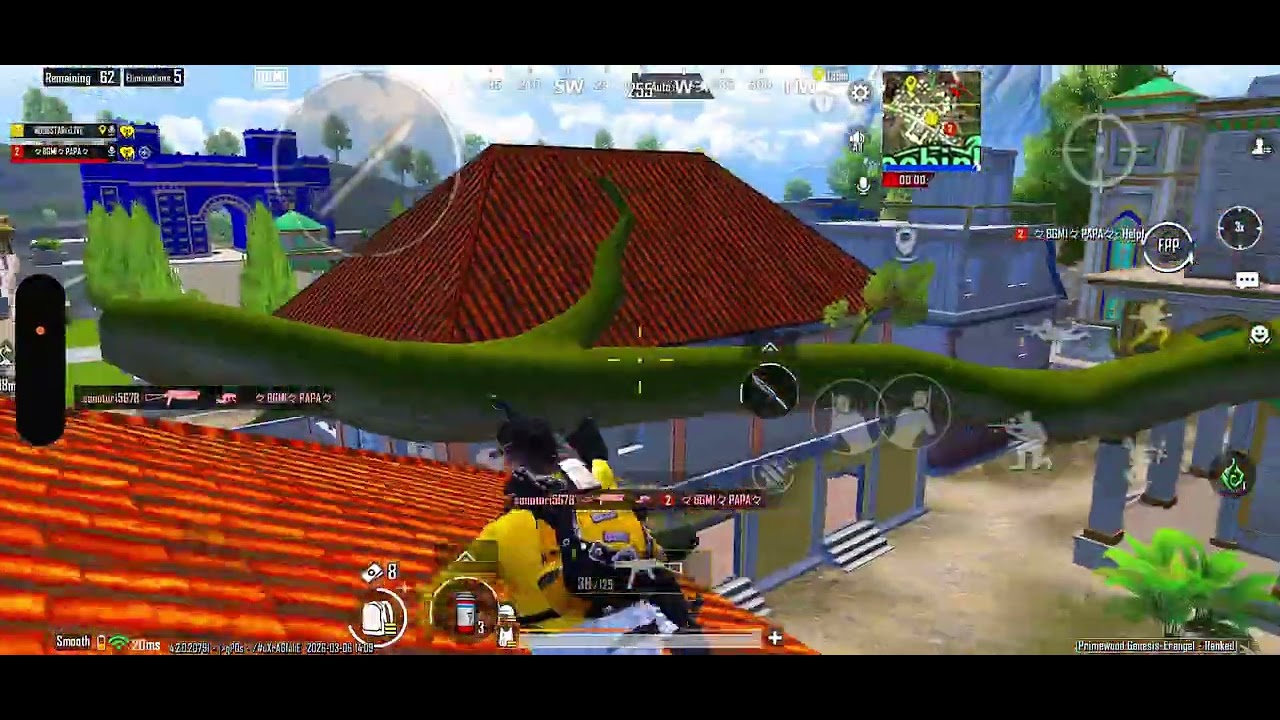 Bgmi Erangel 26 kills with chicken (Duo vs Squad) Butterfly shots #bgmi 