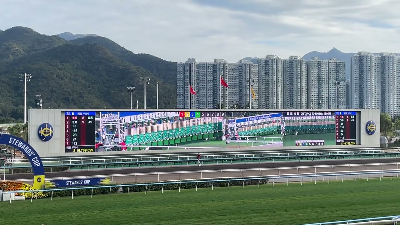 『浪漫勇士』嬴2026年1600米董事杯 (現場拍攝) 『Romantic Warrior』wins Stewards' Cup Year 2026 (Full live video)