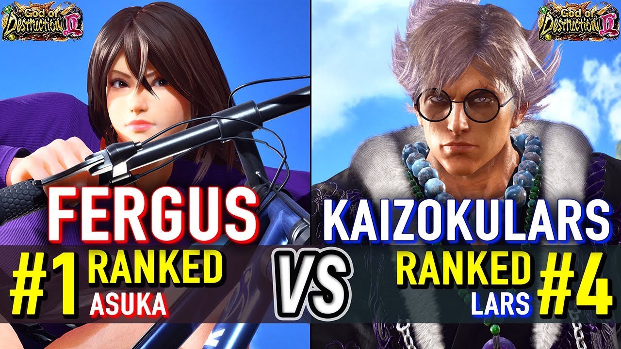 T8 🔥 FERGUS (#1 Ranked Asuka) vs KAIZOKULARS (#4 Ranked Lars) 🔥 Tekken 8 High Level Gameplay
