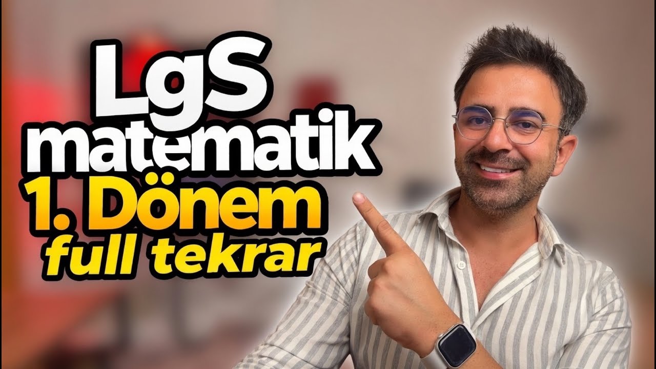 LGS 2026 | 12 Günde LGS Matematik 1.DÖNEM FULL TEKRAR