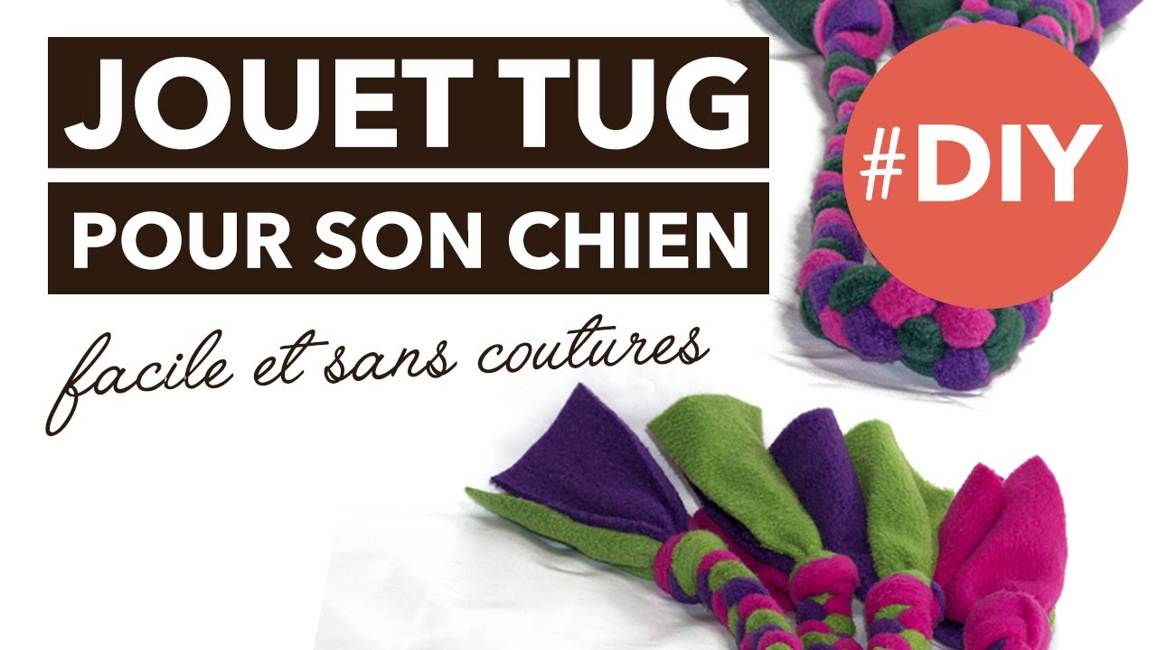 DIY : FABRIQUER UN JOUET TUG POUR SON CHIEN
