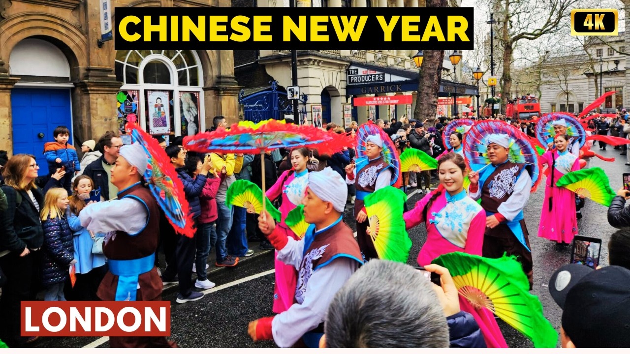 London Chinese new Year, Lunar New Year Parade & Street Celebrations | 4k 🐉
