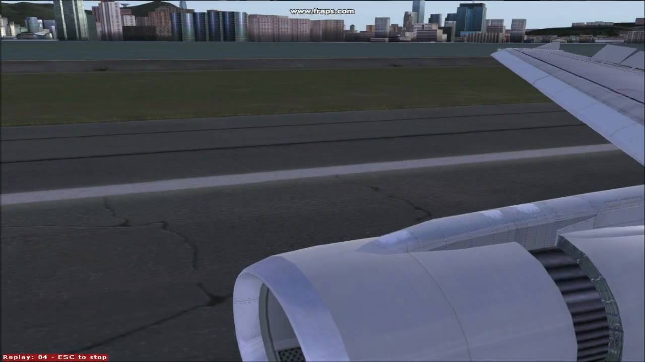 Jerdooflightx Contest #5 Entry: Smooth Landing at Kai Tak- China Airlines A300