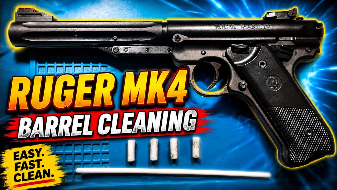 Ruger MK4 Barrel Cleaning - How I Do It
