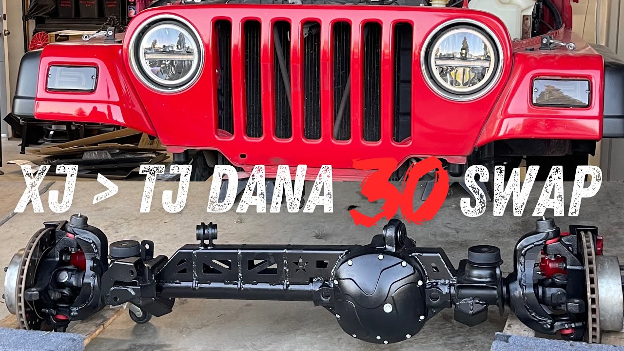 Ultimate Dana 30 Jeep XJ Front Axle Swap On My Jeep Wrangler TJ : Suspension Upgrades & Axle Mods