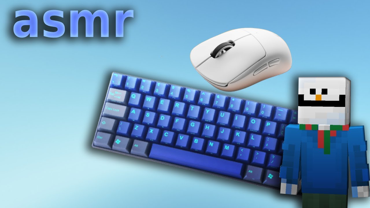 SATISFYING Keyboard + Mouse Sounds ASMR | Hypixel Bedwars