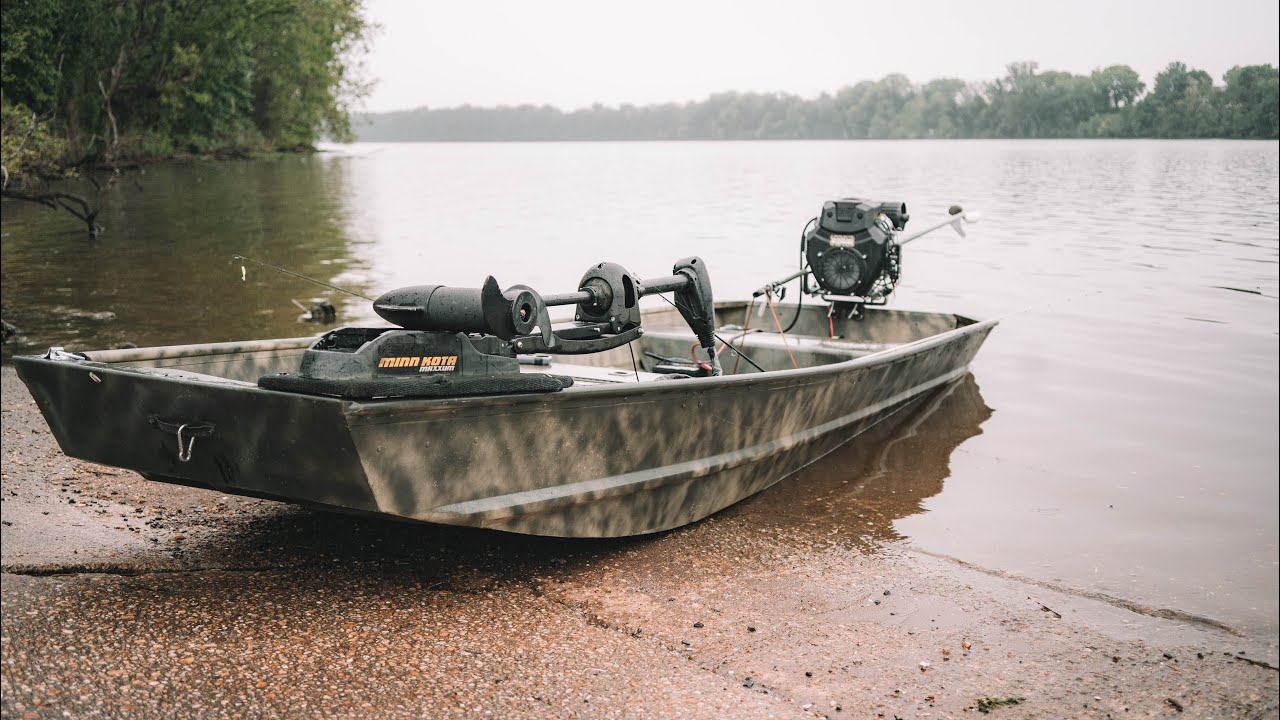 Tracker 1542 mudboat build with swamp runner 22hp