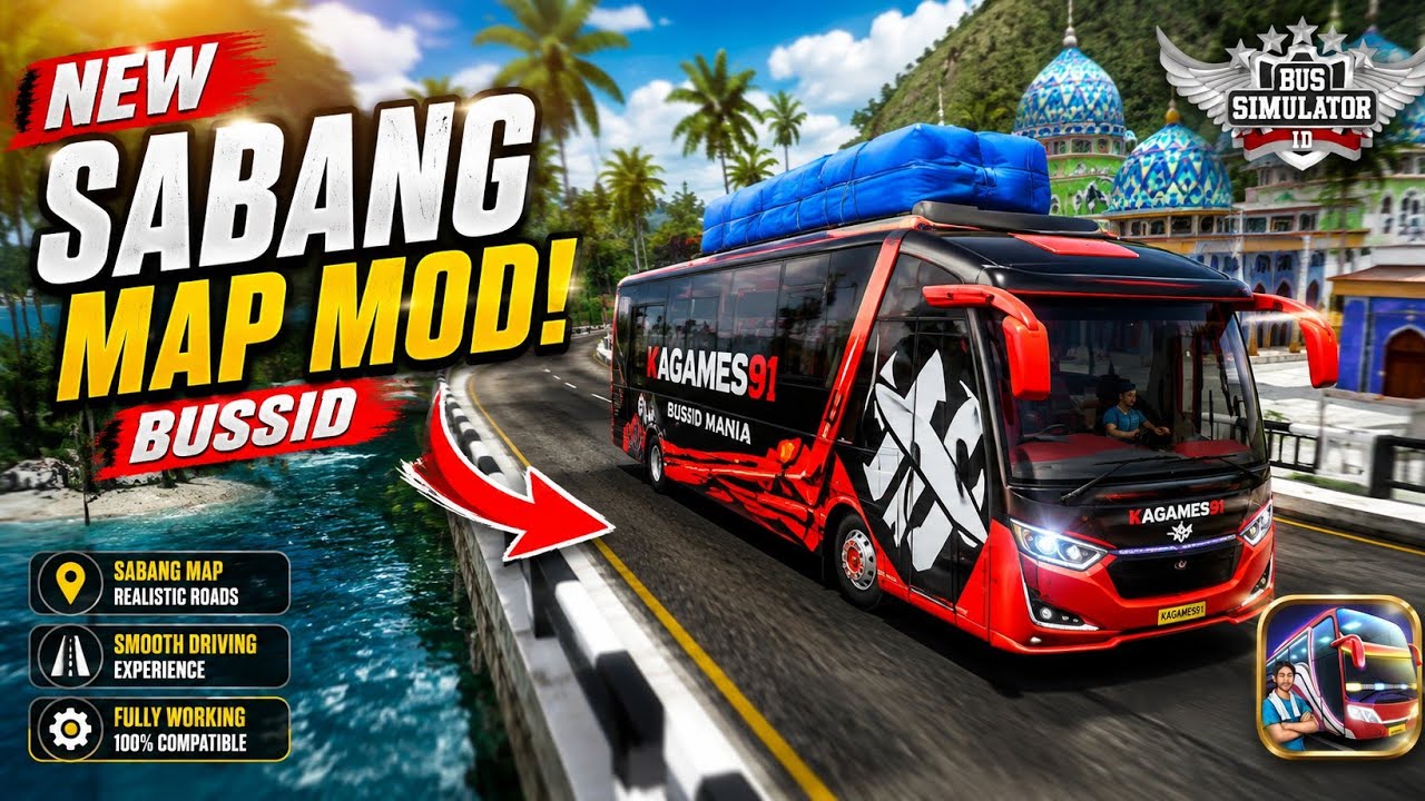BUSSID New Map Update 2026! 🔥 High Graphics & Extreme Roads | Full Gameplay