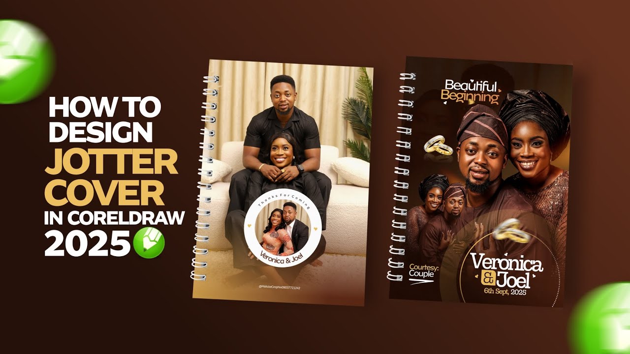 How to Design Jotter Cover in CorelDRAW 2025